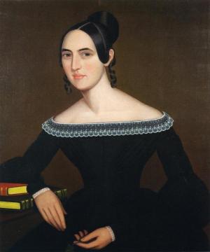 A Portrait of Jeanette Payne Artwork by Ammi Phillips