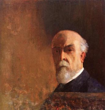 Self-portrait Artwork by Odilon Redon