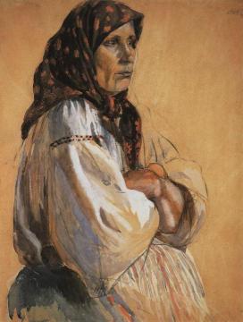 Portrait of a Nurse Artwork by Zinaida Serebriakova
