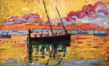 Concarneau (study) Artwork by Paul Signac