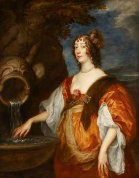 Lady Lucy Percy (c.1600-1660) Countess of Carlisle Artwork by Anthony van Dyck