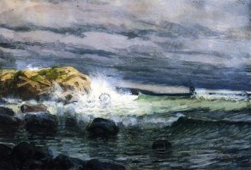 Seascape - Jetty Artwork by Henry Ossawa Tanner