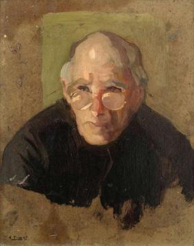 Retrato De Anciano Artwork by Salvador Tuset Tuset