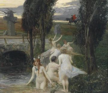 Nereids Artwork by Eduard Veith