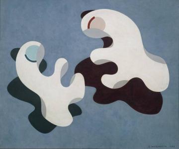 Dux Et Comes I Artwork by Edward Wadsworth