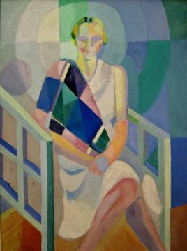 Portrait Of Madame Heim Artwork by Robert Delaunay