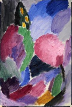 Large Variation: A Blowing Gale Artwork by Alexej Jawlensky