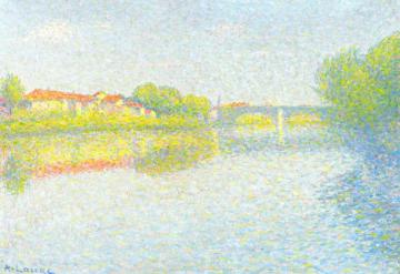 The Garonne At Toulouse Artwork by Achille Lauge