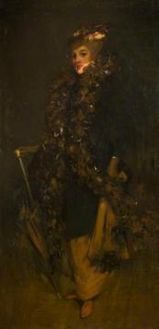 The Feather Boa Artwork by George Henry