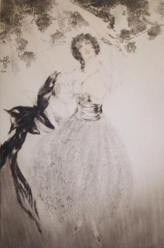 New Grapes Artwork by Louis Icart