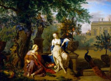 Vertumnus And Pomona Artwork by Adriaen van de Velde