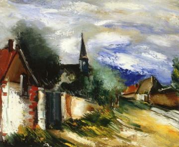 Village Artwork by Maurice De Vlaminck