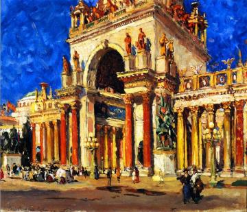 Tower of Jewels, Panama-Pacific International Exposition Artwork by Colin Campbell Cooper