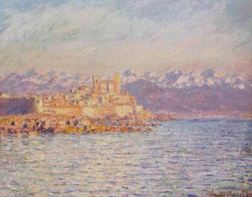 The Bay of Antibes Artwork by Claude Oscar Monet