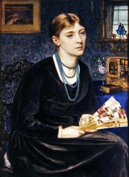 Portrait Of Louise A. Baldwin Artwork by Sir Edward John Poynter