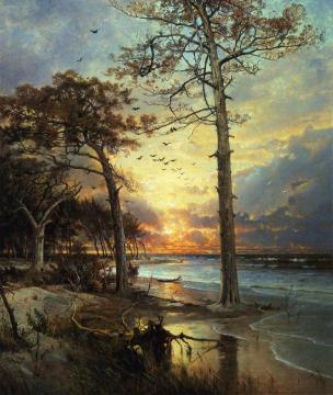 At Atlantic City Artwork by William Trost Richards