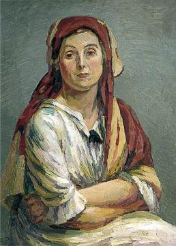Helen Anrep In Turkish Costume Artwork by Duncan Grant