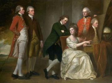 The Beaumont Family Artwork by George Romney