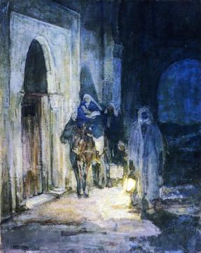 Flight Into Egypt Artwork by Henry Ossawa Tanner