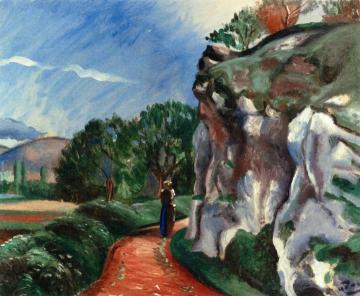 Winding Path near Castel Gandolfo Artwork by Andre Derain