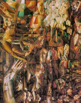 Man And A Woman Artwork by Pavel Filonov