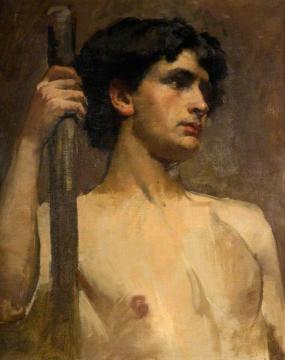 Nude Study Artwork by Henry la Thangue