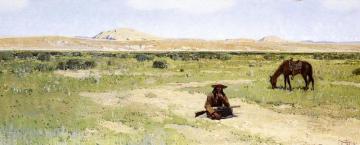 A Rest In The Desert Artwork by Henry F. Farny