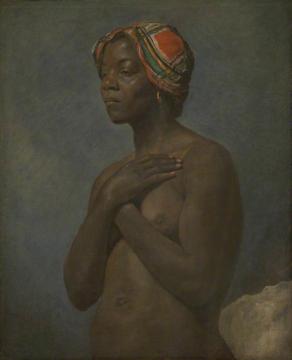 A Black Woman Artwork by French School