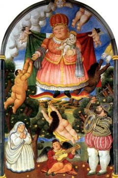 Gate Of Heaven Artwork by Fernando Botero