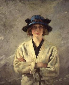 Girl in a White Dress Artwork by Sir William Orpen