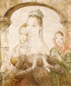 Prayer Artwork by Tsuguharu Foujita