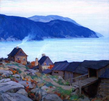 Evening On The North Shore Artwork by Clarence Gagnon