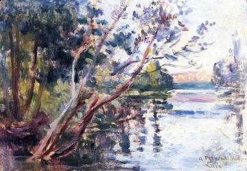 Arcy-sur-Cure Artwork by Maximilien Luce