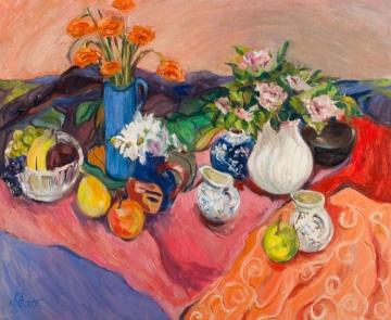 Coral Study Artwork by Freida Marion Ewart Scott