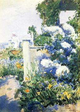 Garden by the Sea, Isles of Shoals Artwork by Frederick Childe Hassam