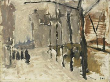 Cityscape in The Hague Artwork by George Heidrik Breitner