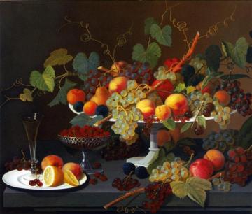 Still Life Of Fruit Artwork by Severin Roesen