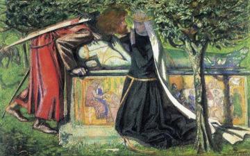 Arthur's tomb Artwork by Dante Gabriel Rossetti