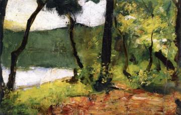 Lake In Mark Brandenburg Artwork by Lesser Ury