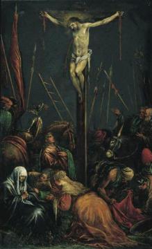 The Crucifixion Artwork by Jacopo Bassano
