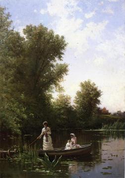 Boating In The Afternoon Artwork by Alfred Thompson Bricher