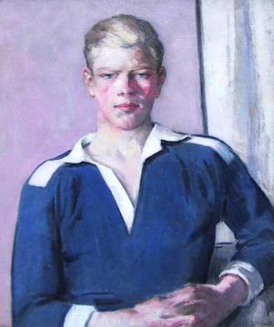 The Rugby Player Artwork by Francis Campbell Boileau Cadell