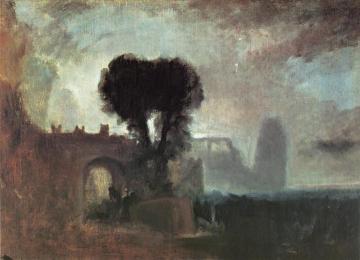 Archway with Trees by the Sea Artwork by Joseph Mallord William Turner