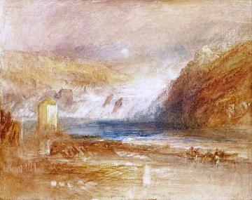 Falls of the Rhine at Schaffhausen, Front View Artwork by Joseph Mallord William Turner