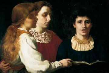 The Misses Santley Artwork by Henry Scott Tuke