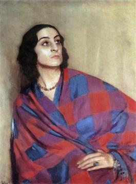 Portrait Of E.g.nikulina-volkonskaya Artwork by Igor Grabar