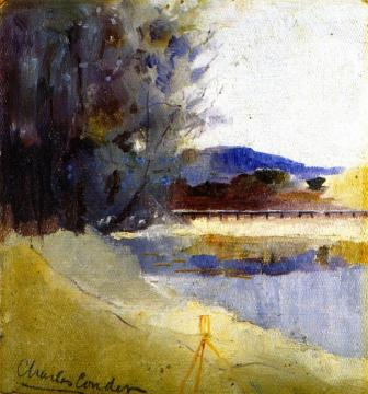 Landscape With Theodolite Artwork by Charles Conder