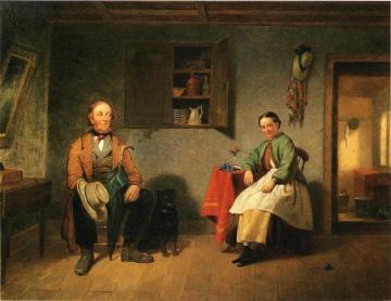 Barking up the Wrong Tree Artwork by Francis William Edmonds