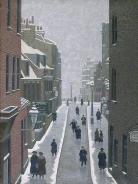 Flask Walk, Hampstead Artwork by Charles Ginner