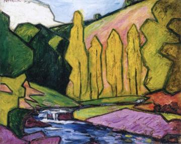 The Banks of the Creuse Artwork by Francis Picabia